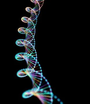 Genetic Code DNA Sequencing Molecular Concept Stock Illustration