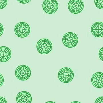 Genetic code genetic engineering line seamless pattern Stock Illustration