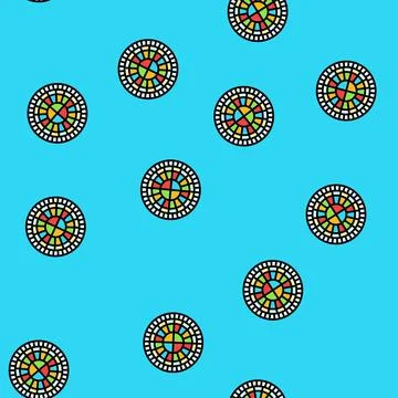 Genetic code genetic engineering vector seamless pattern Illustrazione stock