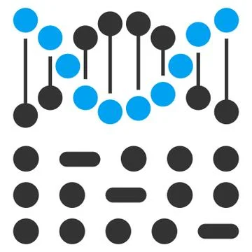 Genetic Code Icon Illustrazione stock