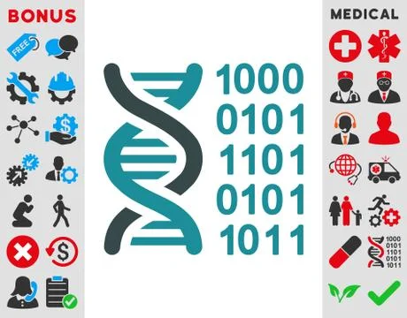 Genetic Code Icon イラスト素材