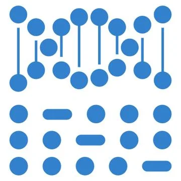Genetic Code Icon Illustrazione stock