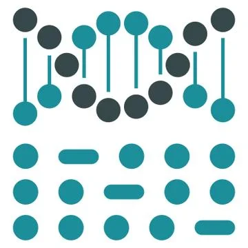Genetic Code Icon Illustrazione stock
