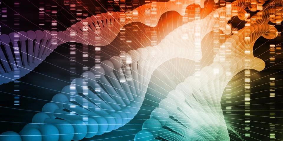 Genetic Code Stock Illustration