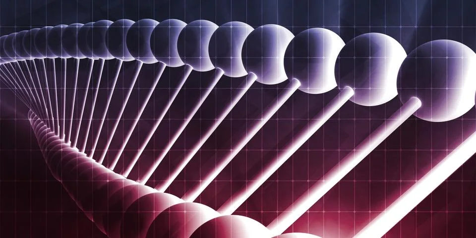 Genetic Code Illustrazione stock