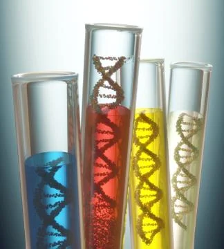 Genetic Code Manipulation Stock Illustration