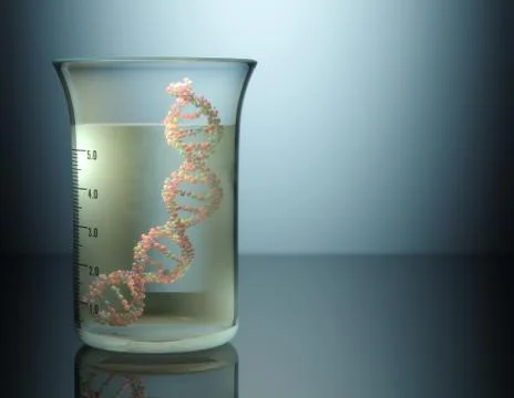 Genetic Code Manipulation Stock Illustration