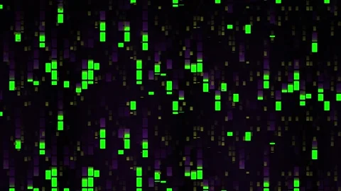 Genetic code visualization on screen. Видео 334335044