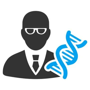 Genetic Engineer Icon Stock Illustration