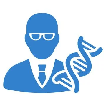 Genetic Engineer Icon Stock Illustration