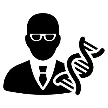 Genetic Engineer Icon Illustrazione stock