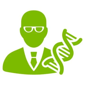 Genetic Engineer Icon 스톡 일러스트