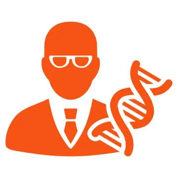 Genetic Engineer Icon 스톡 일러스트