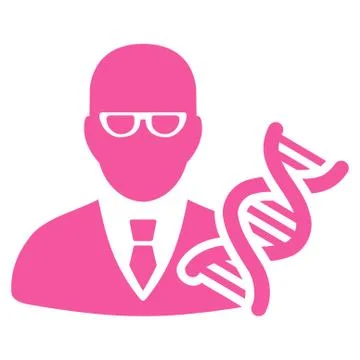 Genetic Engineer Icon Stock Illustration