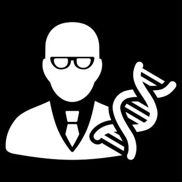 Genetic Engineer Icon Stock Illustration