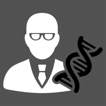 Genetic Engineer Icon Stock Illustration