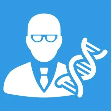 Genetic Engineer Icon Illustrazione stock