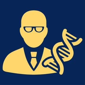 Genetic Engineer Icon 스톡 일러스트