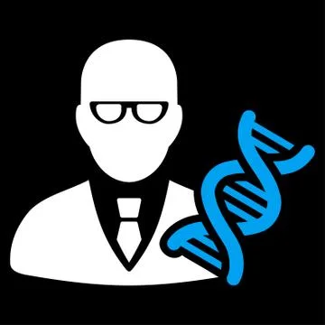 Genetic Engineer Icon Stock Illustration