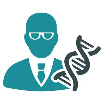 Genetic Engineer Icon Stock Illustration