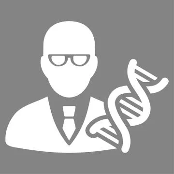 Genetic Engineer Vector Icon 스톡 일러스트