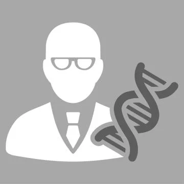 Genetic Engineer Vector Icon Stock Illustration