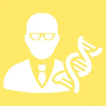 Genetic Engineer Vector Icon 스톡 일러스트
