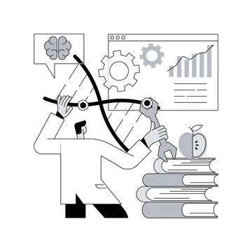 Genetic engineering abstract concept vector illustration. Stock Illustration