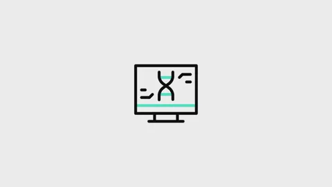 Genetic Engineering Animated Icon Stock Footage 320225705