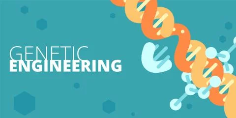 Genetic engineering concept Stock Illustration