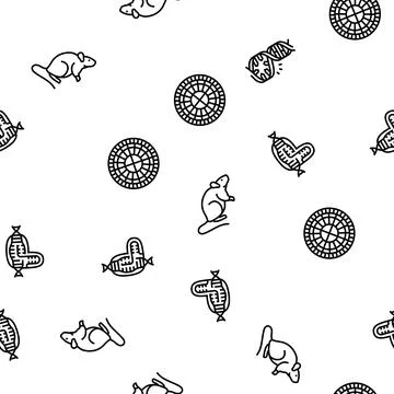 Genetic engineering crispr genome seamless pattern vector イラスト素材