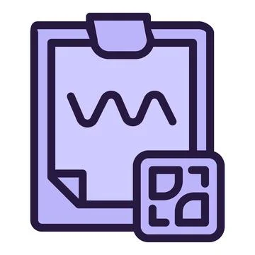 Genetic engineering icon outline vector. Dna genome Illustrazione stock