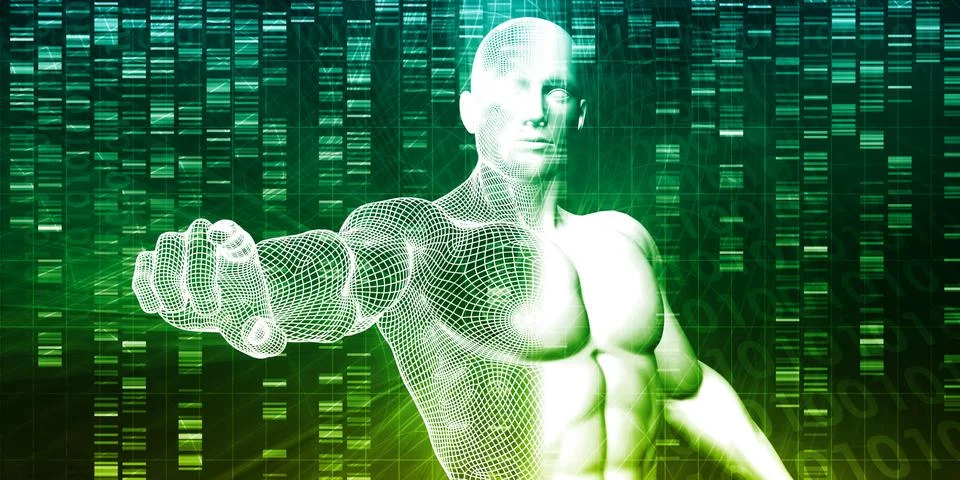 Genetic Engineering Stock Illustration
