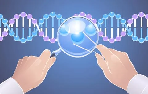 Genetic Engineering. Illustrazione stock