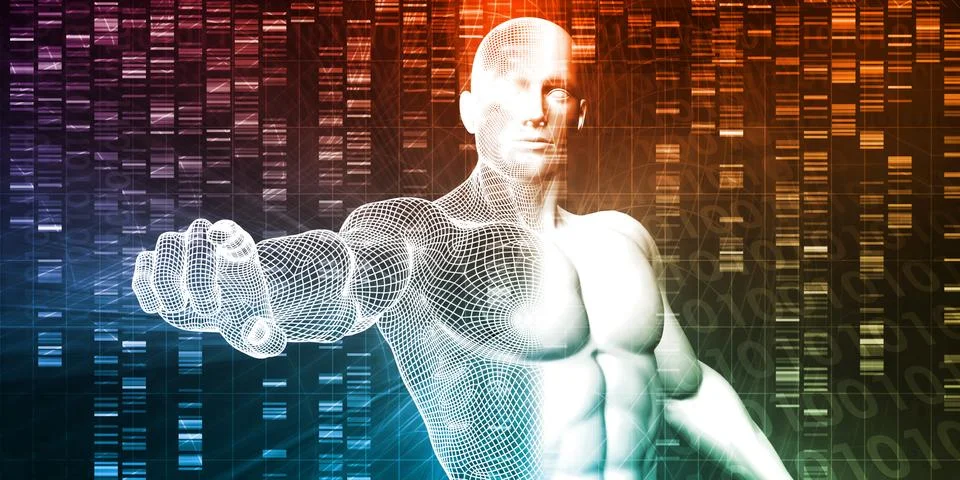 Genetic Engineering Stock Illustration