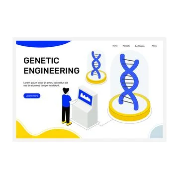 Genetic Engineering Stock Illustration