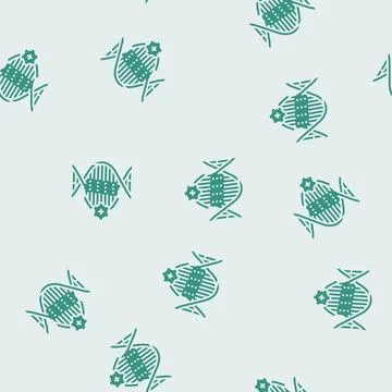Genetic modification cryptogenetics glyph seamless pattern Stock Illustration