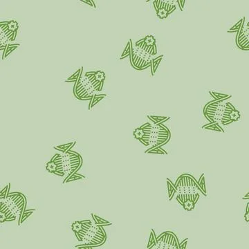 Genetic modification cryptogenetics line seamless pattern Stock Illustration
