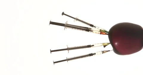 Genetic modifications concept. Apple. Stock Footage 331984298