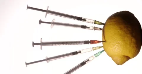 Genetic modifications concept. Lemon. Stock Footage 331984355