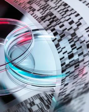 Genetic research Foto stock