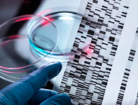 Genetic research Foto stock