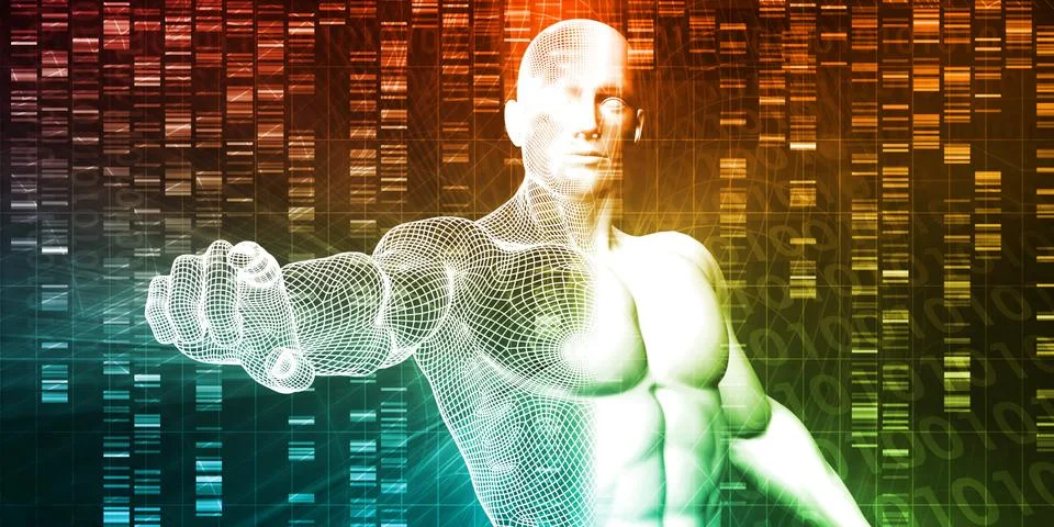 Genetic Testing Stock Illustration