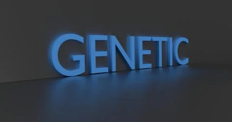 Genetic Word Stock Illustration