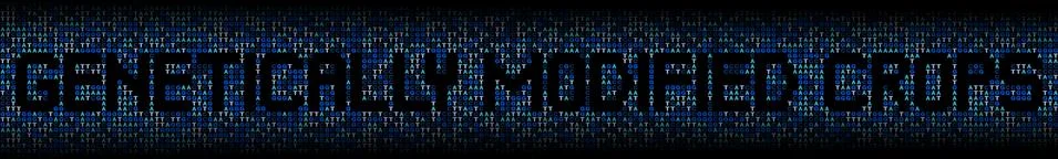 Genetically Modified Crops text on DNA genetic code background illustration Stock Illustration