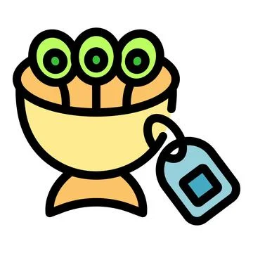 Genetically modified food with attached label symbolizing quality control, la Stock Illustration