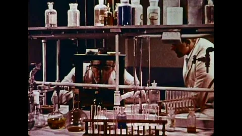 A geneticist sits down to tell us the story of the thread of life through the Stock Footage 106908296