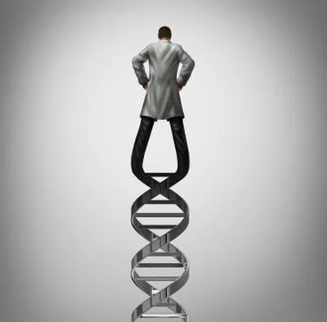 Genetics Doctor Stock Illustration