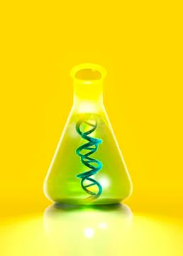 Genetics research, conceptual artwork Stock Illustration