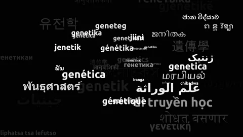 Genetics Translated in 49 Worldwide Languages Endless Looping 3d Zooming Word Stock-Footage 145212199